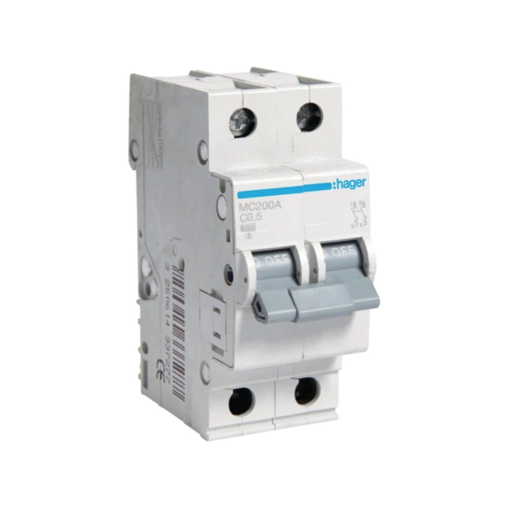 Hager Miniature Circuit Breakers Double Pole Hager Miniature Circuit Breakers Double Pole
